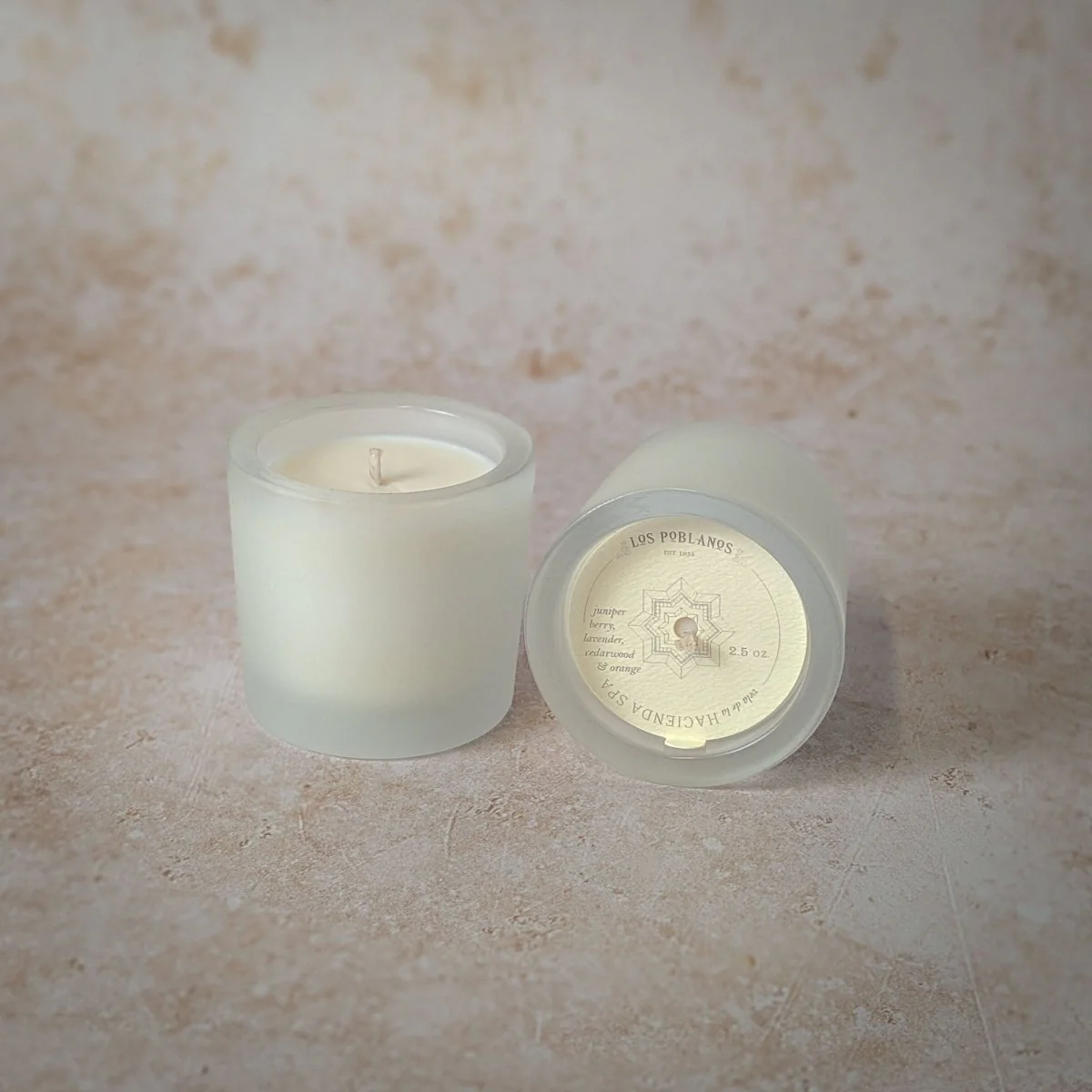 Vela de la Hacienda Spa (cedarwood & orange candle) - Image 3
