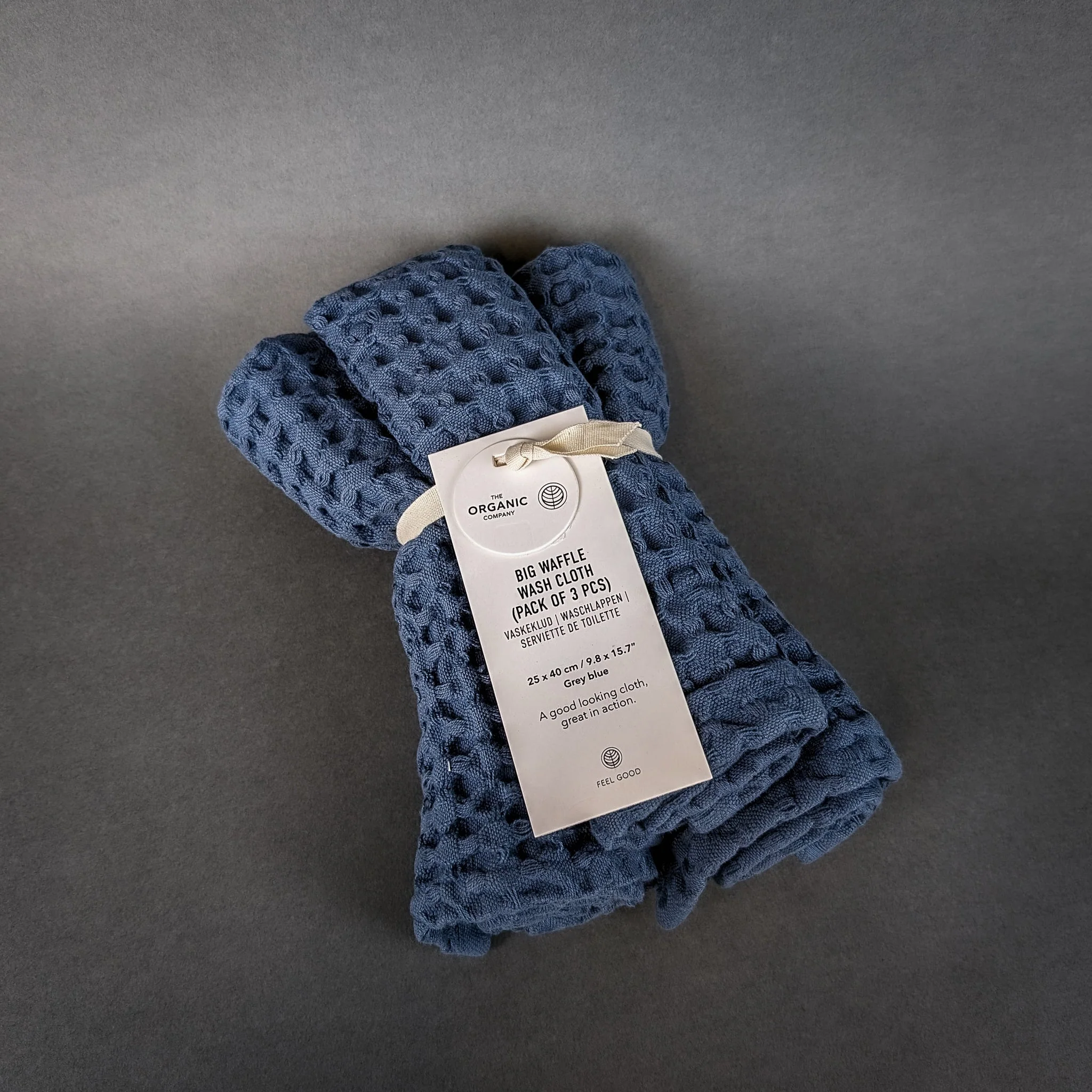 The Organic Company Waffle Wash Cloths (Set of 3) - Image 3