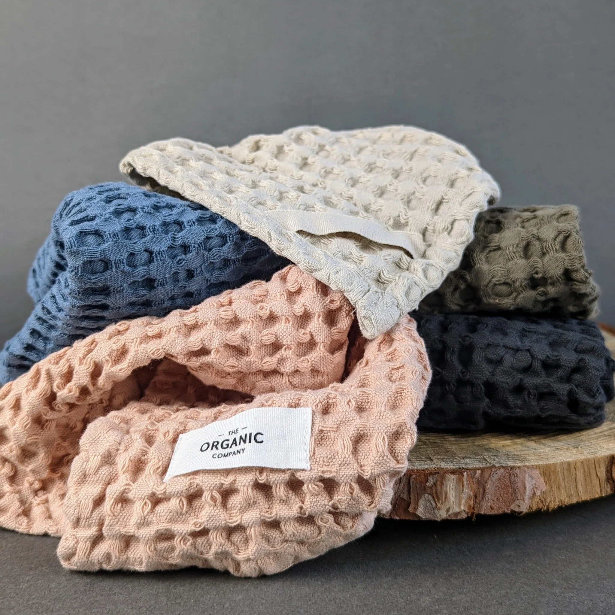 The Organic Company Waffle Wash Cloths (Set of 3) - Image 7