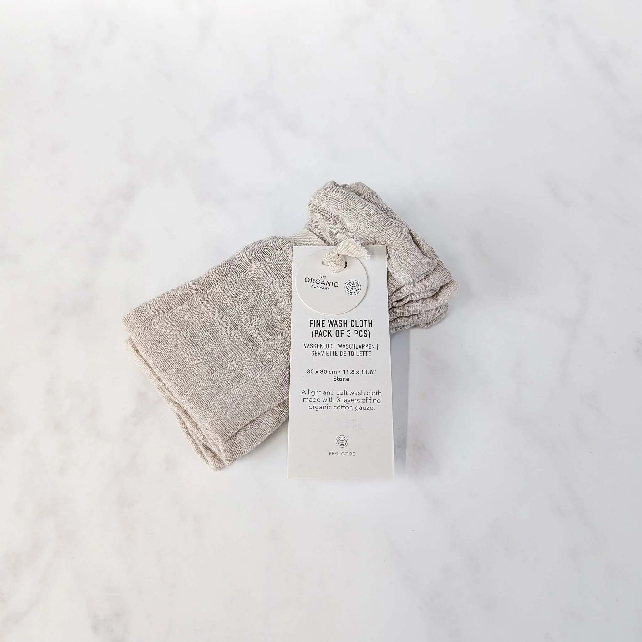 The Organic Company Wash Cloth (Set of 3) - Image 3